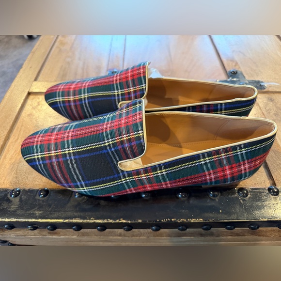 Plaid J. Crew Slip-On Shoes - Picture 5 of 7